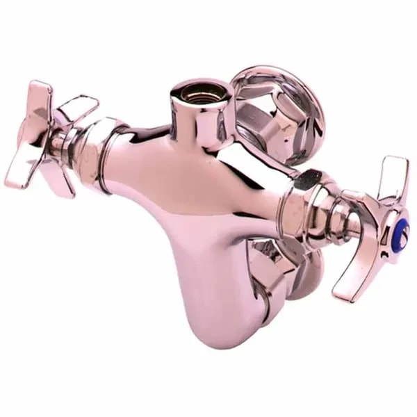 T&S B-0315-LN 3" Wall Mount Double Pantry Faucet Base Only — main image