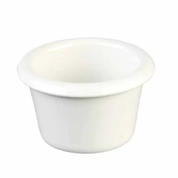 Thunder Group ML534B1 Bone 1-1/2 oz. Melamine Ramekin | Case of 12 — main image