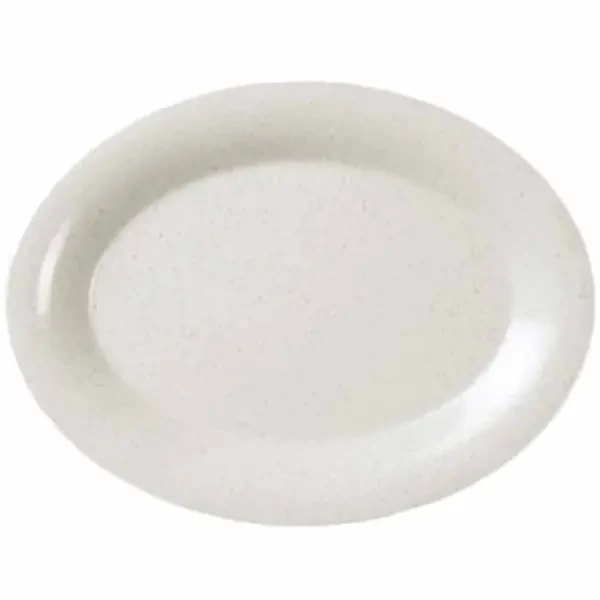 Thunder Group AD209WS San Marino 9-1/2" x 7-1/4" Oval Melamine Platter | Case of 12 — main image