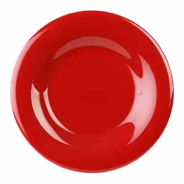 Thunder Group CR012PR Pure Red 11-3/4" Melamine Plate | Case of 12 — main image