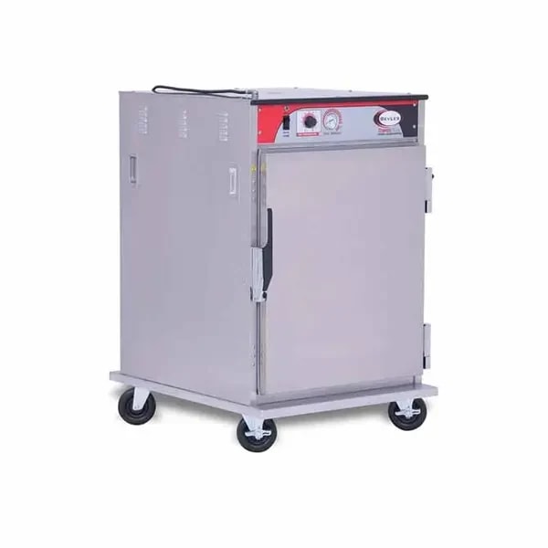 BevLes HTSS44P84-PT Insulated Solid Door Half Height Heated Holding Cabinet 25"W — main image