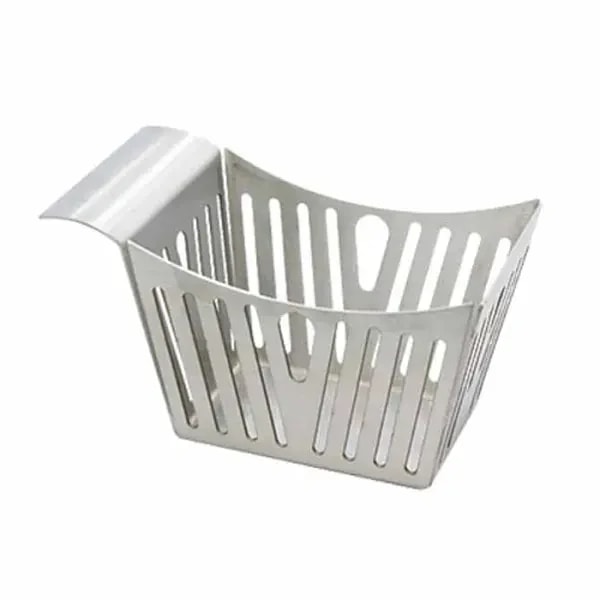 Tablecraft SPB Rectangular Stainless Steel Side Basket 5-3/8" x 3-3/8" x 3-1/8" — main image