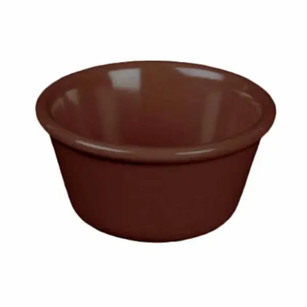 Thunder Group ML538C1 Chocolate 4 oz. Melamine Ramekin | Case of 12 — main image