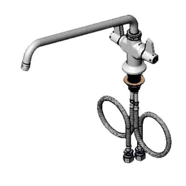 T&S 5F-2SLX18 Single Hole Deck Mount Equip Faucet — main image