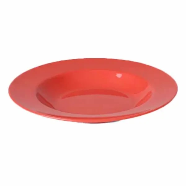 Thunder Group CR5811RD Orange 16 oz. Melamine Pasta Bowl | Case of 12 — main image
