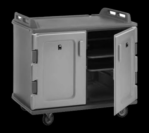 Cambro MDC1520S20615 Charcoal Gray Meal Delivery Cart — main image