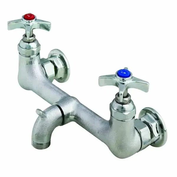 T&S B-2480 8" Wall Mount Service Sink Faucet — main image