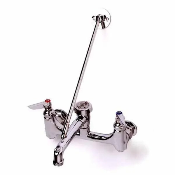 T&S B-0665-CRBSTPVR 8" Wall Mount Service Sink Faucet — main image