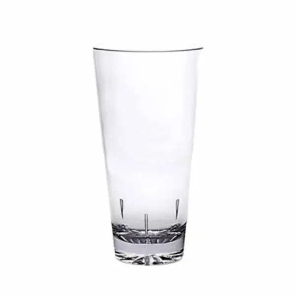 Thunder Group PLTHMG020C 20 oz. Clear Polycarbonate Mixing Glass | Case of 12 — main image