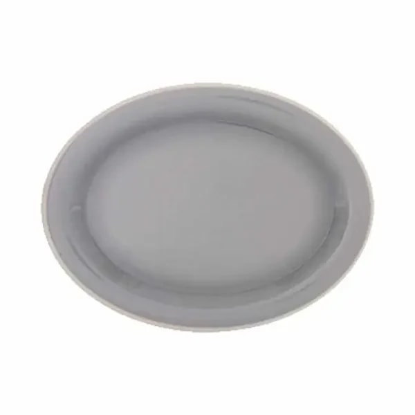 Thunder Group DM212H Graham 12" x 9" Oval Melamine Platter | Case of 12 — main image