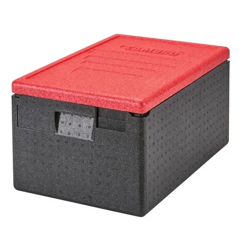 Cambro Gobox EPP180CLSW365 Black Top Loader 8" Deep — main image