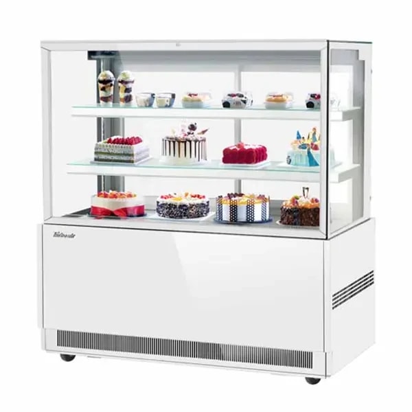 Turbo Air TBP60-54FN-W Refrigerated White Bakery Display Case 59"W — main image