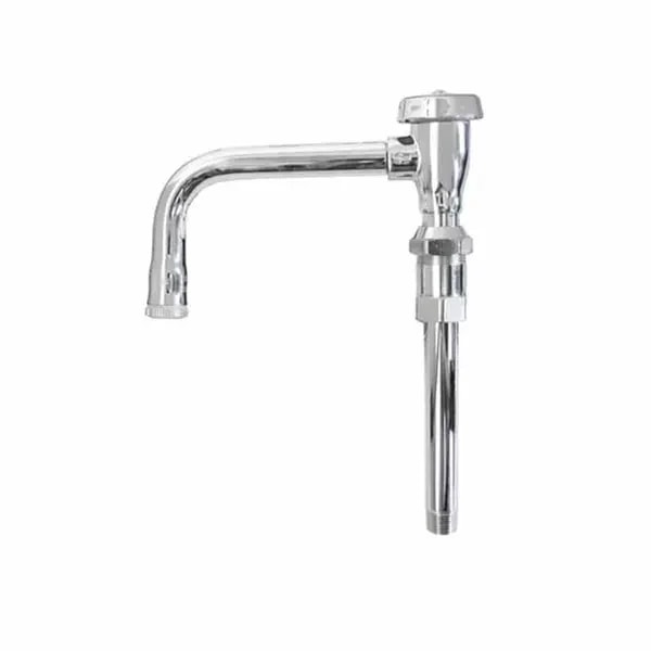T&S B-0406-04 9" Vacuum Breaker Swivel Faucet Gooseneck Spout Nozzle — main image
