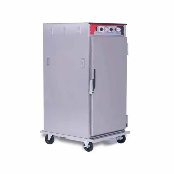 BevLes HCSS60W94 Insulated Solid Door 3/4 Height Heated Holding Cabinet 28"W — main image
