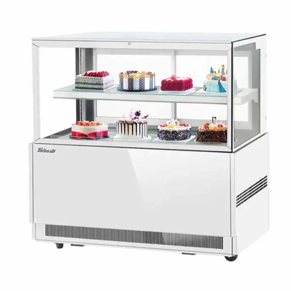 Turbo Air TBP60-46FN-W Refrigerated White Bakery Display Case 59"W — main image