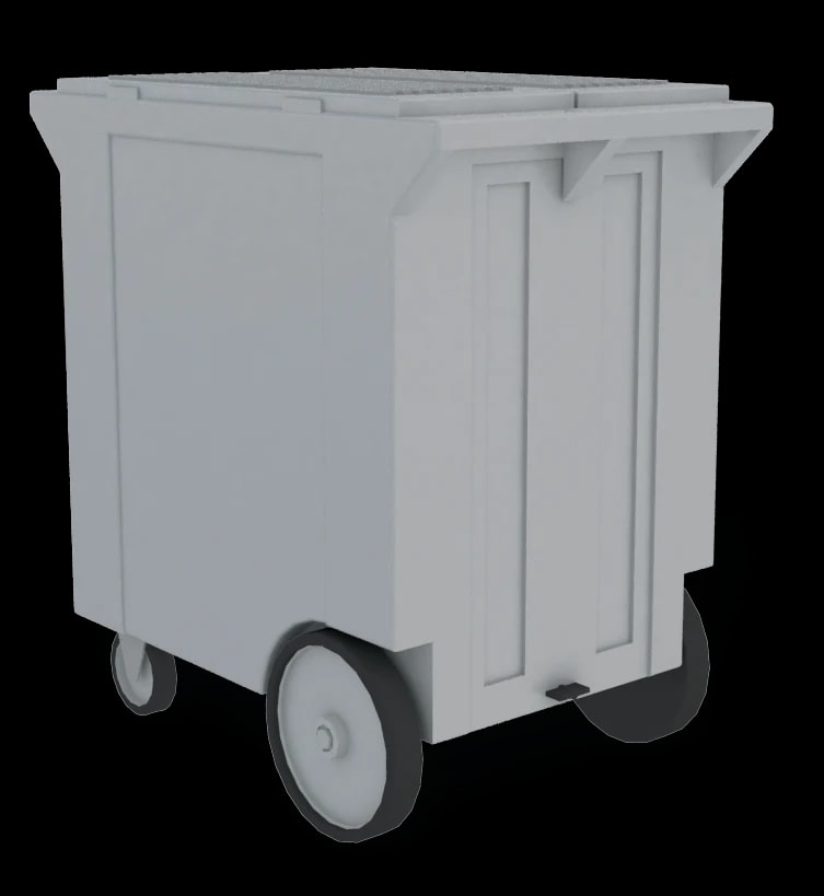 Kloppenberg PCC-250 Ice Transport Cart 250 Pound Capacity — main image