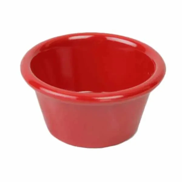 Thunder Group ML536PR1 Pure Red 2-1/2 oz. Melamine Ramekin | Case of 12 — main image