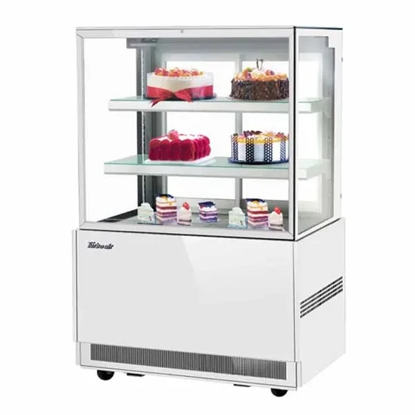 Turbo Air TBP36-54FN-W Refrigerated White Bakery Display Case 35-3/8"W — main image