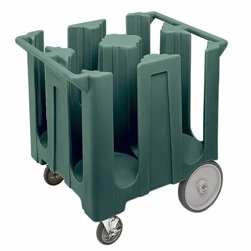 Cambro DC1225191 Polyethylene 4 Granite Gray Dish Caddy With 4 Dividers — main image