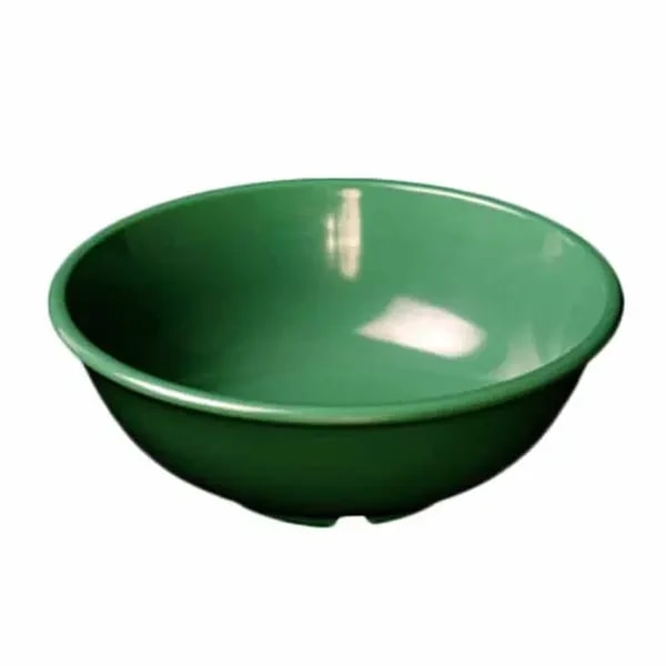 Thunder Group CR5807GR Green 32 oz. Melamine Salad Bowl | Case of 12 — main image