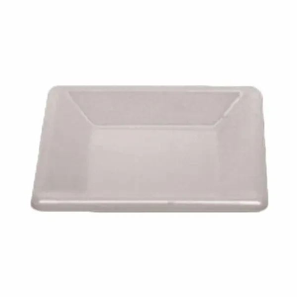Thunder Group PS3204W Passion White 4" x 4" Square Melamine Plate | Case of 12 — main image