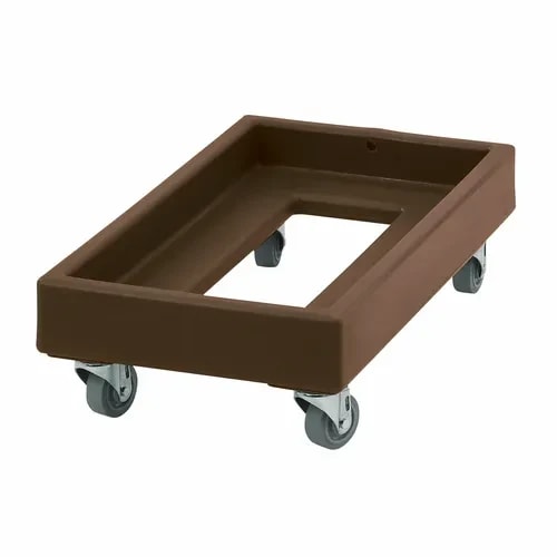 Cambro Camdolly CD1327131 Open Frame Dark Brown Food Carrier Dolly — main image
