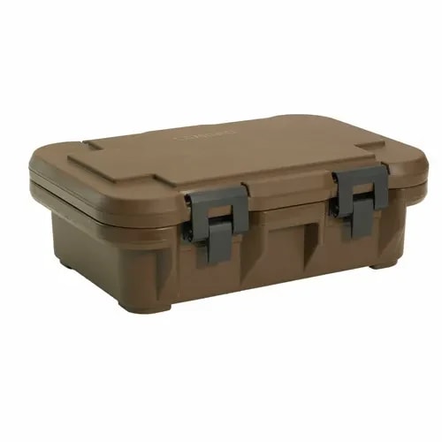 Cambro S-Series Ultra Pan Carrier UPCS140131 Dark Brown Top Loader 4" Deep — main image