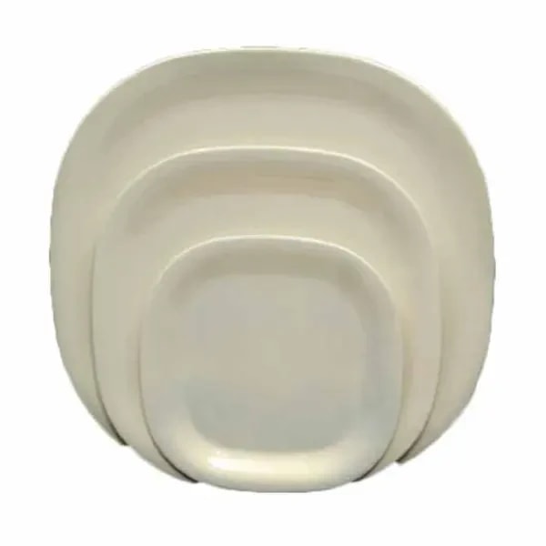 Thunder Group PS3014V Passion Pearl 14" x 14" Square Melamine Plate | Case of 6 — main image
