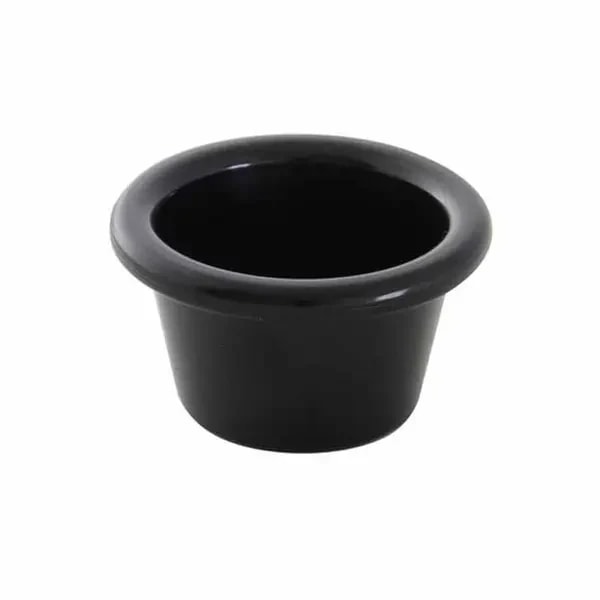 Thunder Group PL535BL1 1-3/4 oz. Black Plastic Ramekin | Case Of 12 — main image