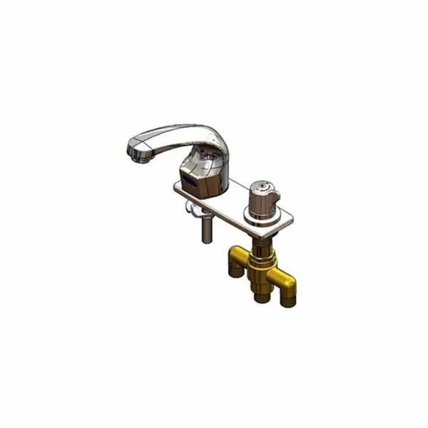 T&S EC-3102-SMT4V05 4" Deck Mount ChekPoint Electronic Hands Free Sensor Faucet — main image