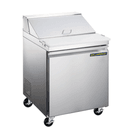 Sir Lawrence 27" Stainless Steel 1-Door Refrigerated Sandwich Prep Table