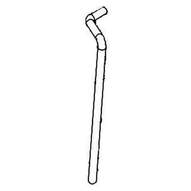Groen 152952 Hose, Silicone, 15.5" Lo Ng, 0.0625" Thk, .5" Od