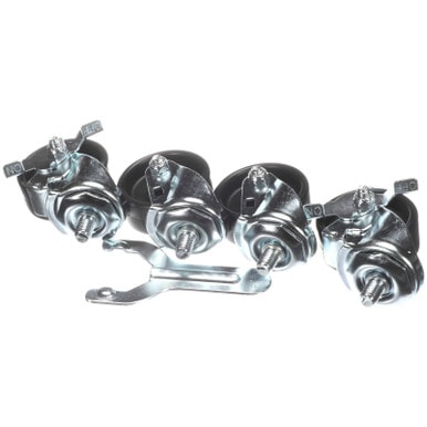 beverage air 00c31 041a caster kit 3 set 2 wbrk 2 wo — main image