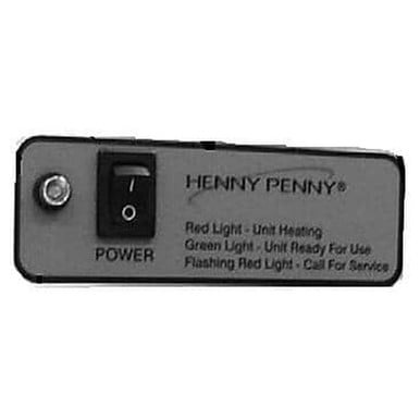 Henny Penny Heating Elements — Henny Penny 74129 Power Decal Left