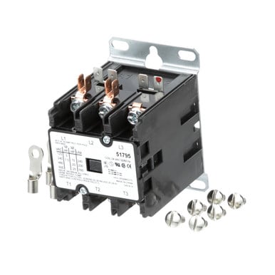 Kitchen Spares — Henny Penny 29509 Contactor 3-pole, 40 amp 24V