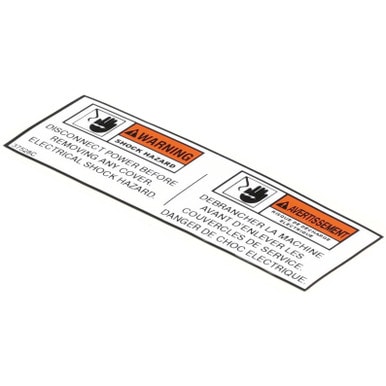 Henny Penny 37528 Label - Bi-Ling Disc.Power — main image