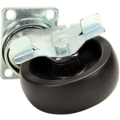 Delfield 3234180 4 in Swivel Plate Caster w/ Brake — main image