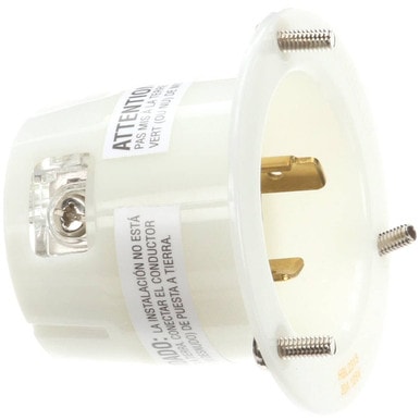 Alto Shaam IT-3723 Inlet, Male, Twist, 20A, 125V — main image
