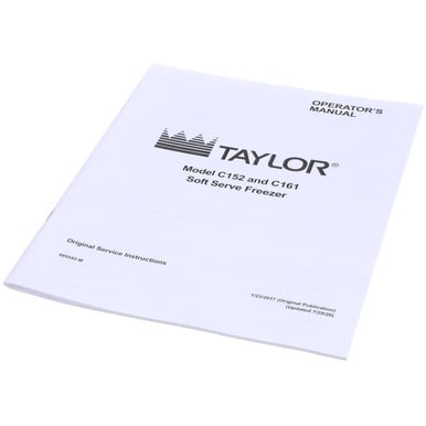 Kitchen Spares — Taylor 085592-M Man-Oper C152/C161