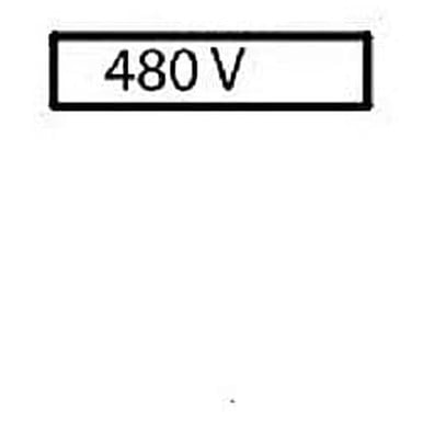 Groen Z008118J Label 480 Volt