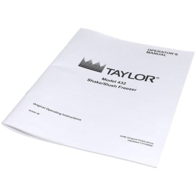 Kitchen Spares — Taylor 053081-M Man-Oper 432