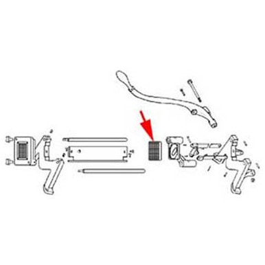 Vollrath 45752-1 3/8 in Cut Pusher Block — main image
