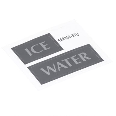 Hoshizaki Ice Machine Parts — HOSHIZAKI 4A2954-01 Ice Label