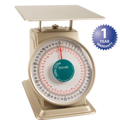 Taylor Precision THD50 50 lb Mechanical Portion Scale — main image