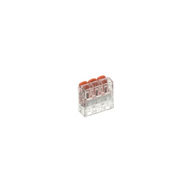 True 995655 Connector, 3Way Lever12-24G Wago 221-41 — main image