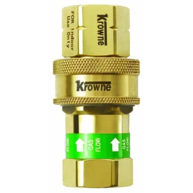 Krowne QD125 1-1/4 Quick DisconnectFor Gas Hoses