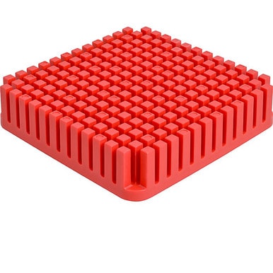 Nemco 57417-1 1/4 in Red Push Block for Easy Chopper 3™ — main image
