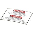 Henny Penny 37529 Label - Bi-Ling DrainValve