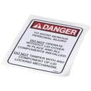 Henny Penny 35822 Label-Lid-Danger