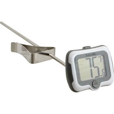 Taylor Precision 9839-15 -40° to 450°F Adjustable Angle Digital Candy/Fryer Thermometer